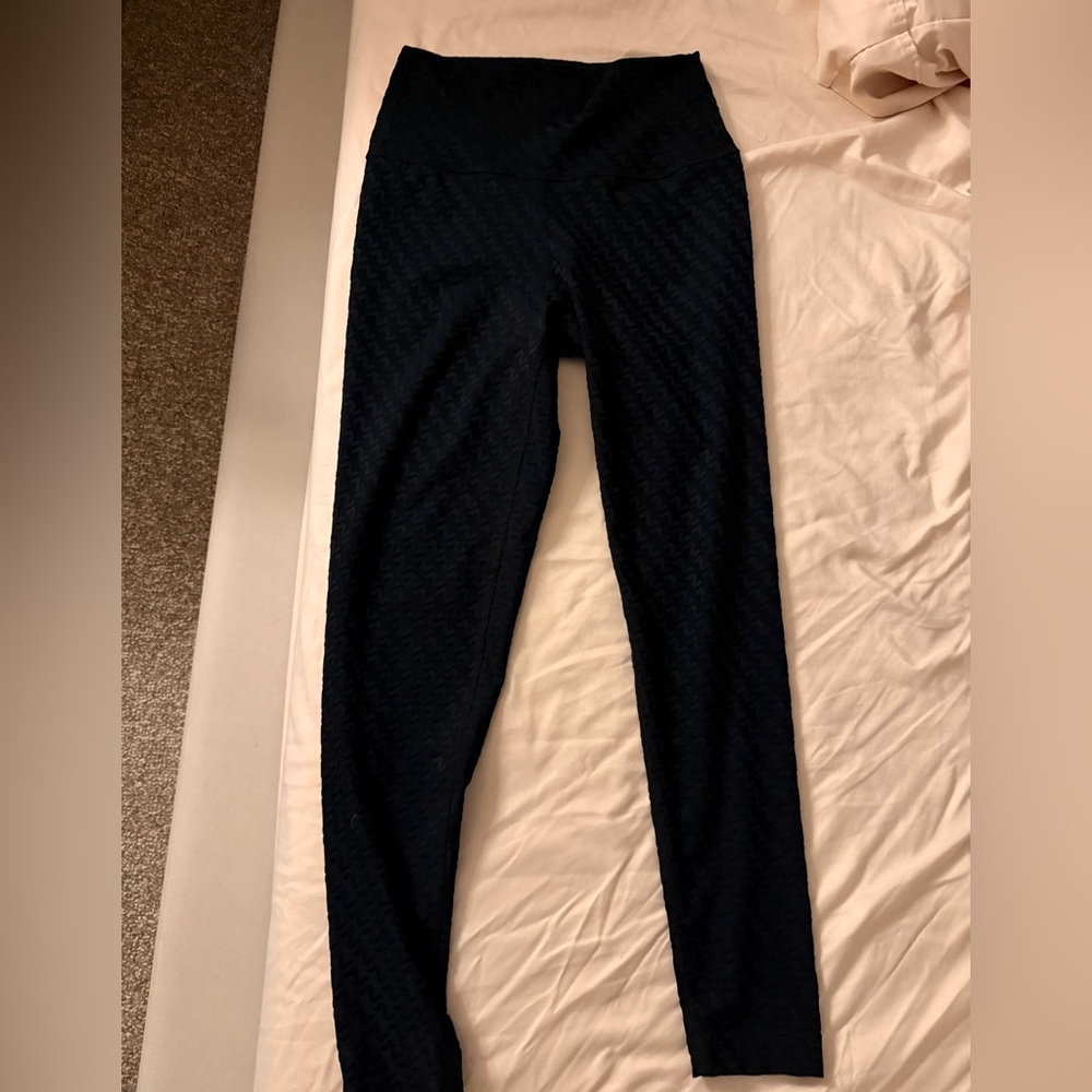 Zumba Black Textured Leggings with little Z’s